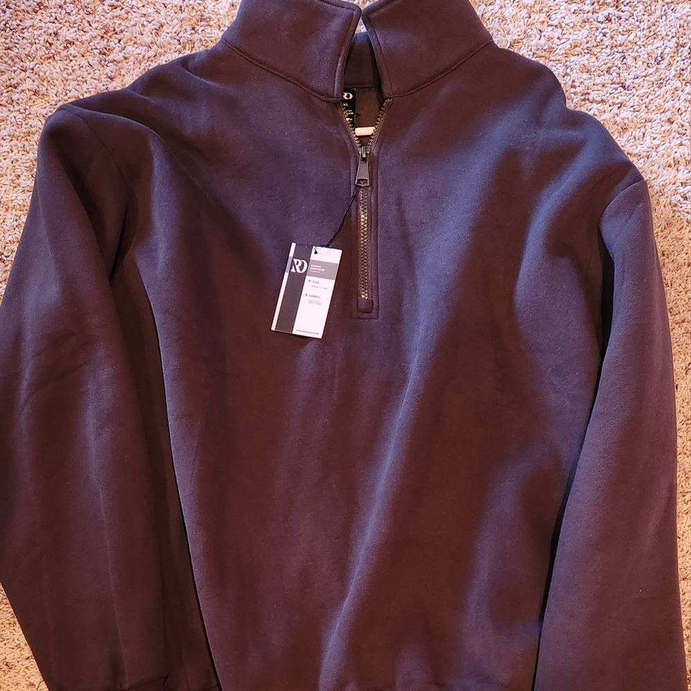 1/4 fleece sweater